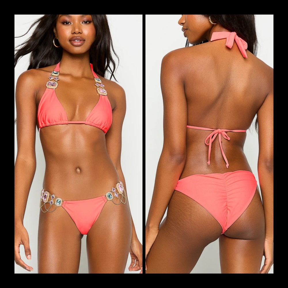 Beach Bunny Jazmin Bikini Set New Origami Size M/L